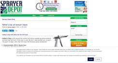 Desktop Screenshot of info.sprayerdepot.com