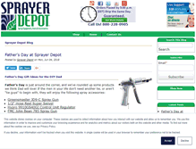 Tablet Screenshot of info.sprayerdepot.com